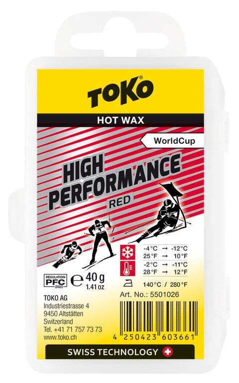 High Performance Hot Wax red 40g